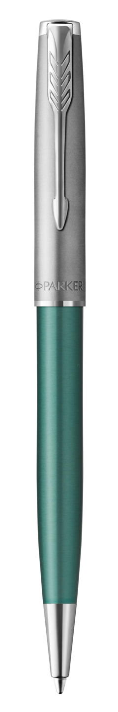 Długopis Parker Sonnet Sand Blasted Metal Green CT